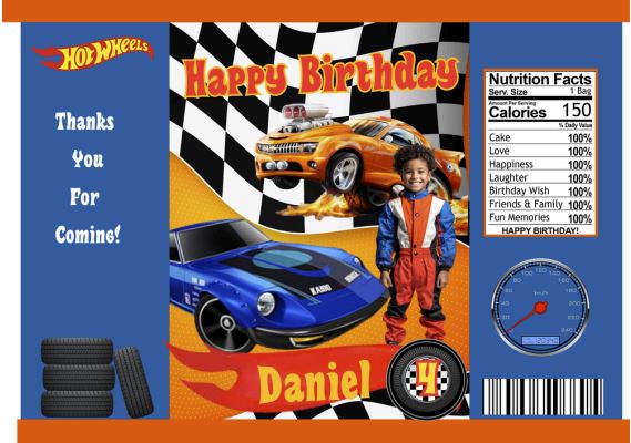 Fast Cars Party Treats & Favors