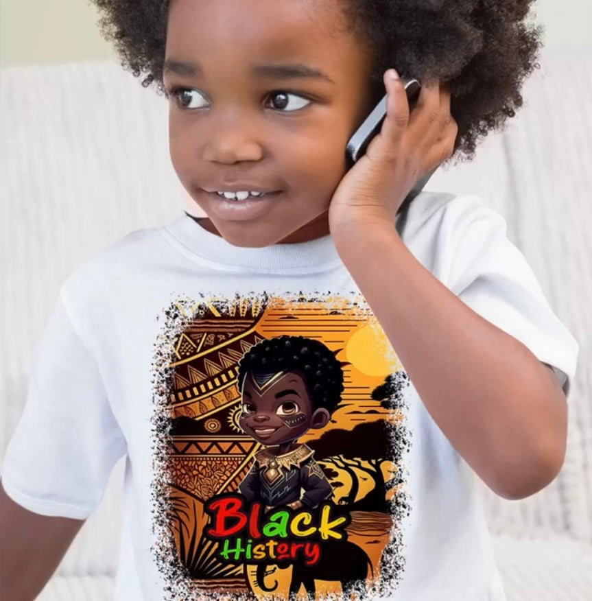 Kids Celebrating Black History Tshirt