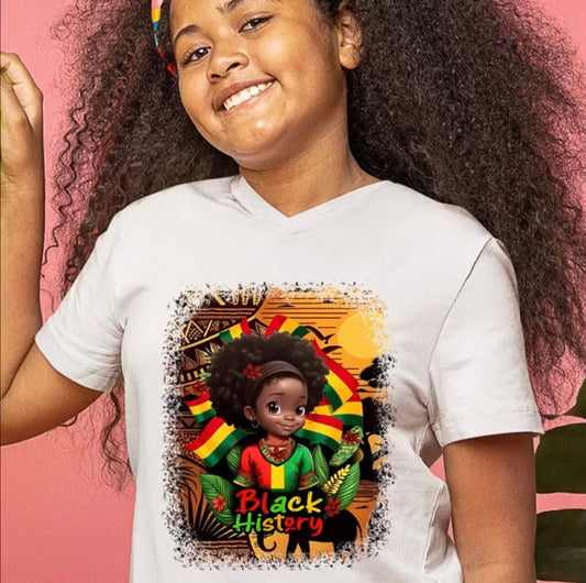 Kids Celebrating Black History Tshirt