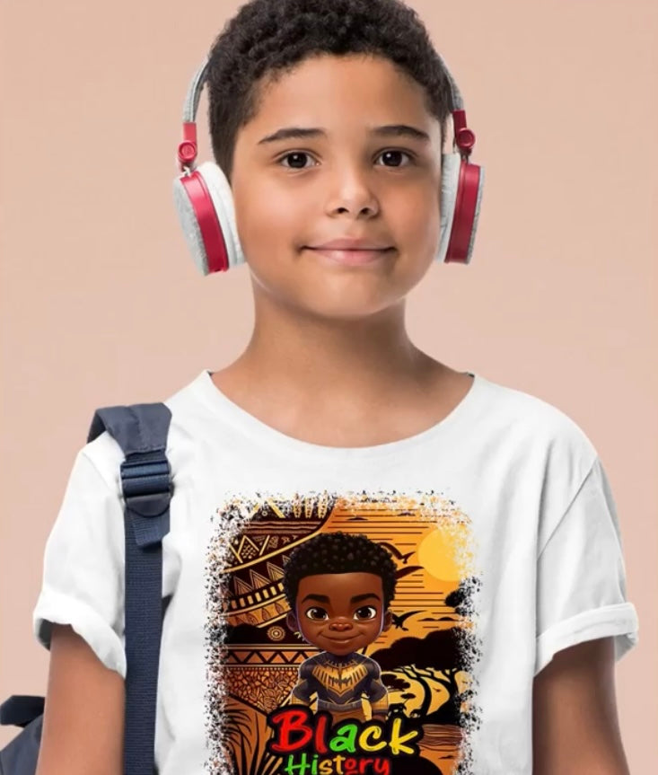 Kids Celebrating Black History Tshirt