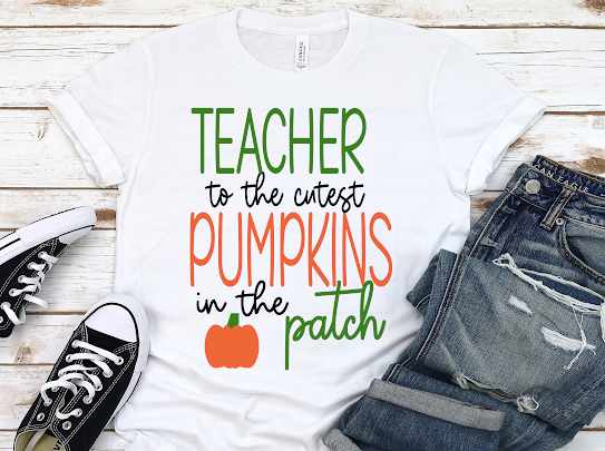 "Teacher To The Pumpkin Patches" Tshirt