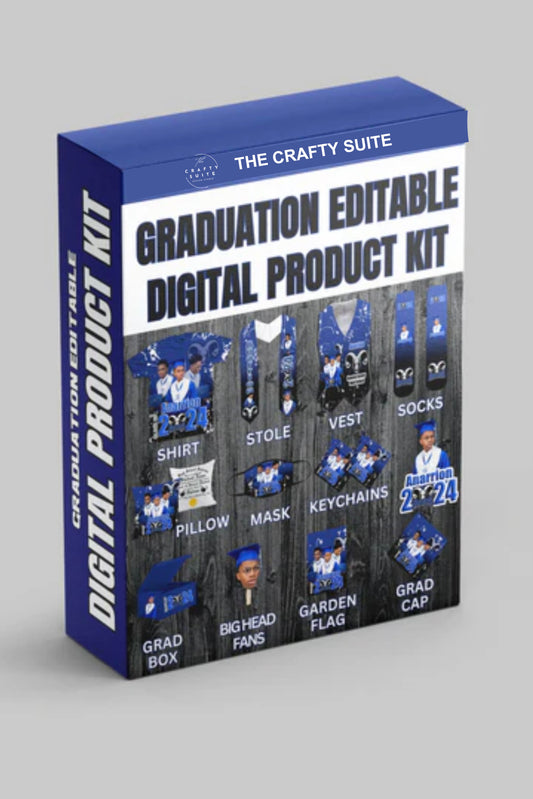 Graduation Editable Digital Product Kit