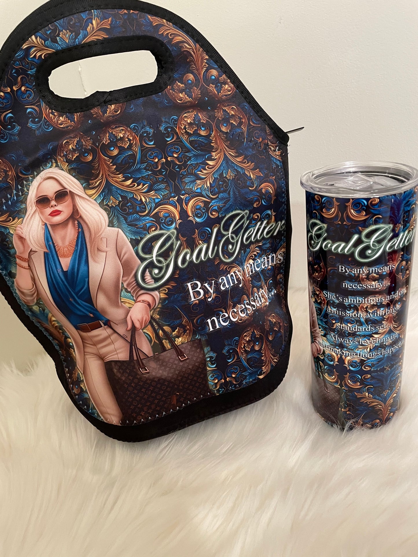 "Goal Getter" Tumbler & Tote Set