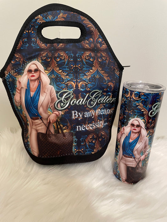 "Goal Getter" Tumbler & Tote Set