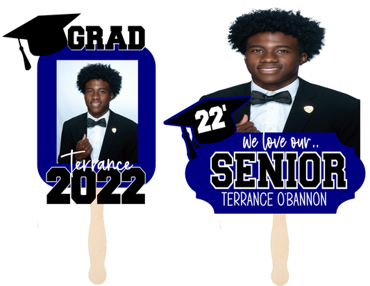 Custom Graduation Fans