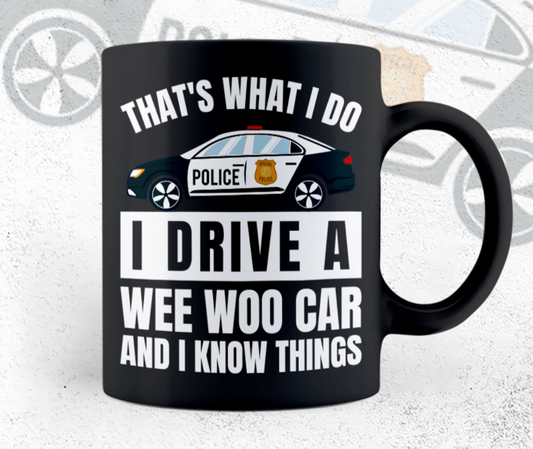 Police Car Mug