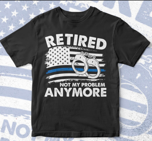 Retired Police Tshirt