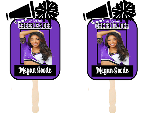 Custom Cheer Leader Designed Cheer Fans