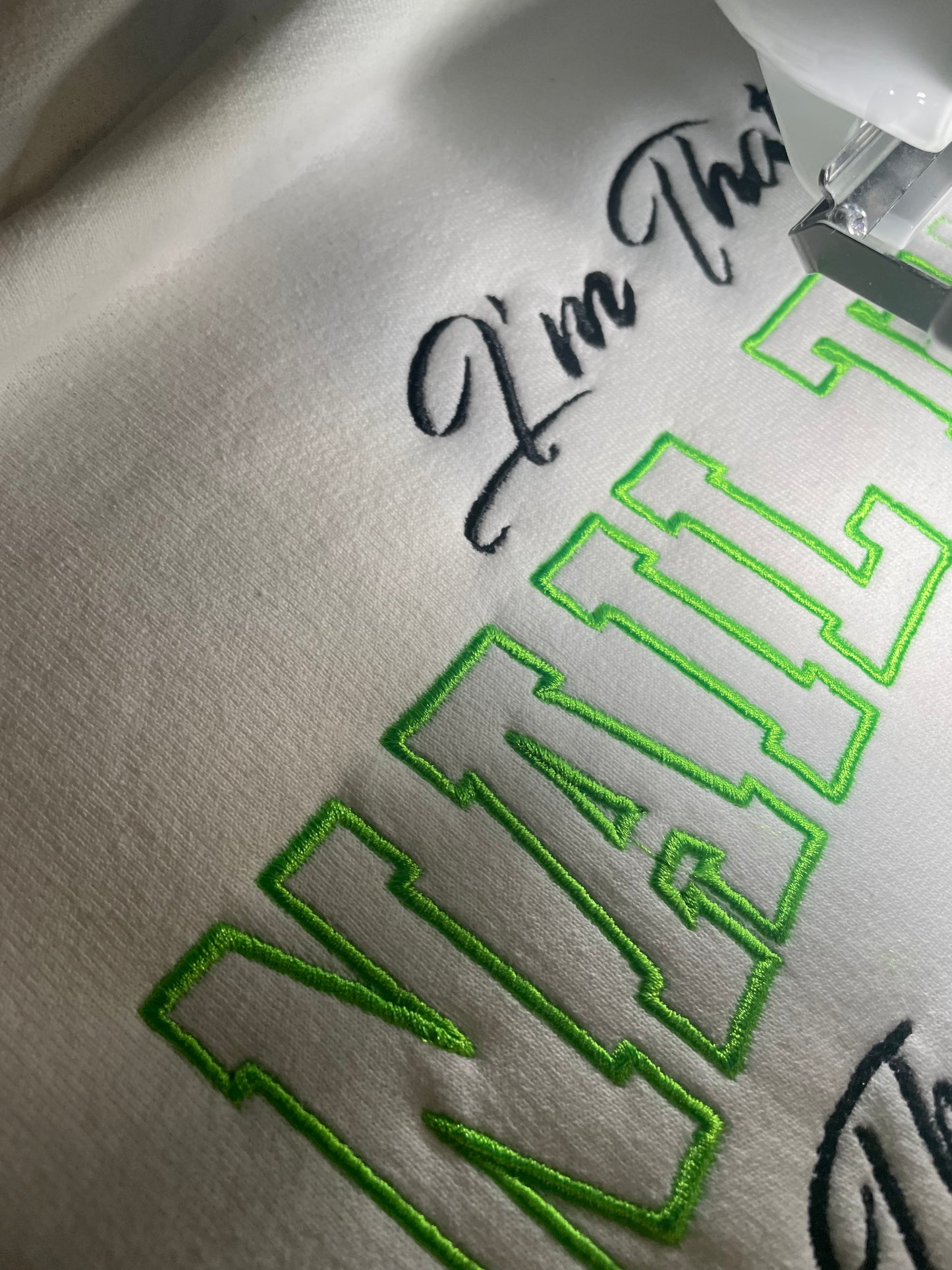 Custom Nail Tech Sweatshirt – Embroidered Nail Technician Apparel – Cozy Crewneck for Nail Artists