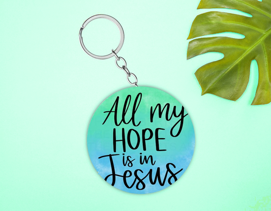 "Jesus Is Hope" Keychain