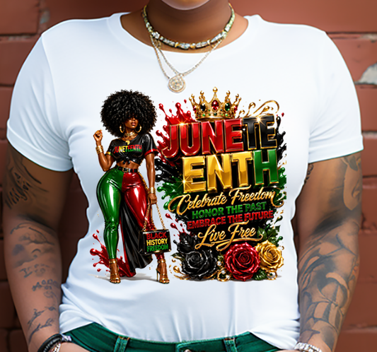 Juneteenth Freedom T-Shirt — Celebrate Black History & Liberation