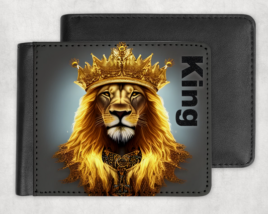 Gold King Lion Wallet