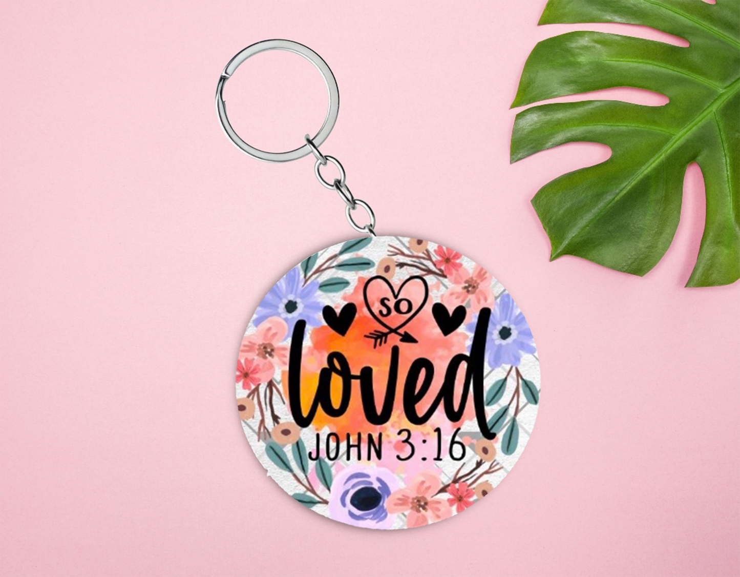 "So Loved" Keychain