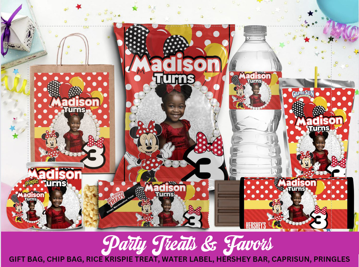 Pretty Mouse Party Treats & Favors