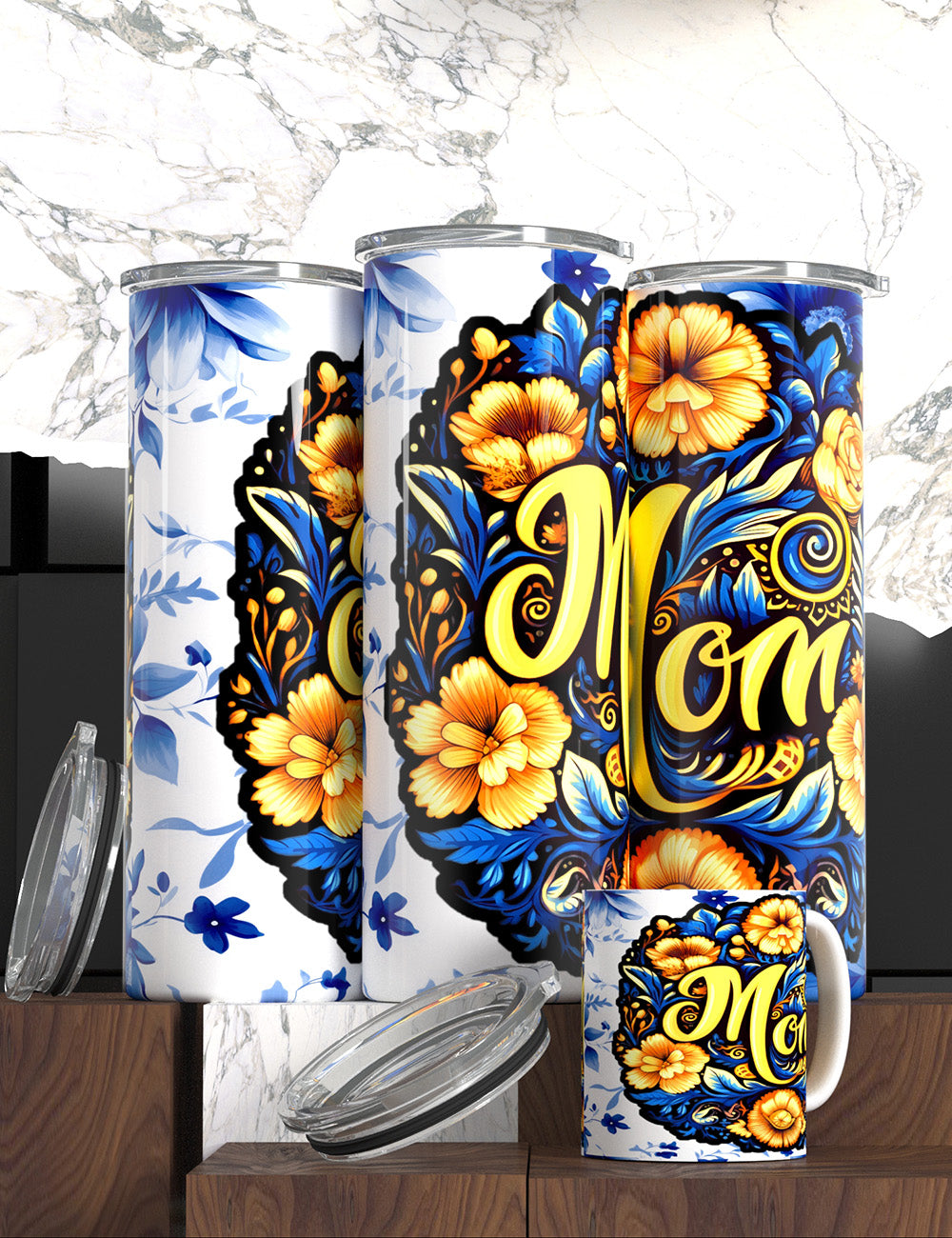 Mother's Day Floral Tumblers