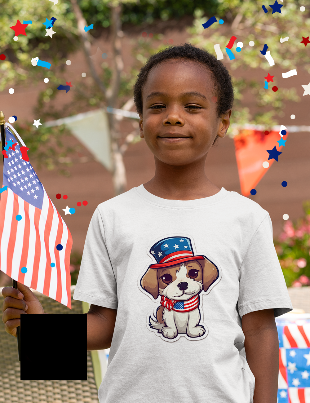 4th Of July Dog Tshirt