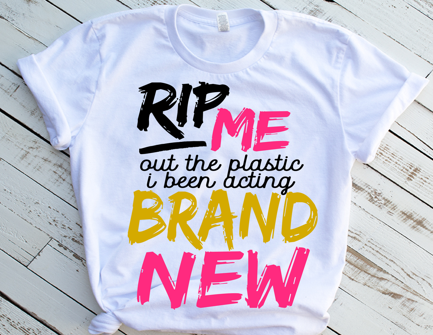 "Rip Me Out The Plastic"  Tshirts