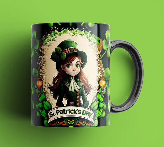 Brunette ST. Patrick Day Mug