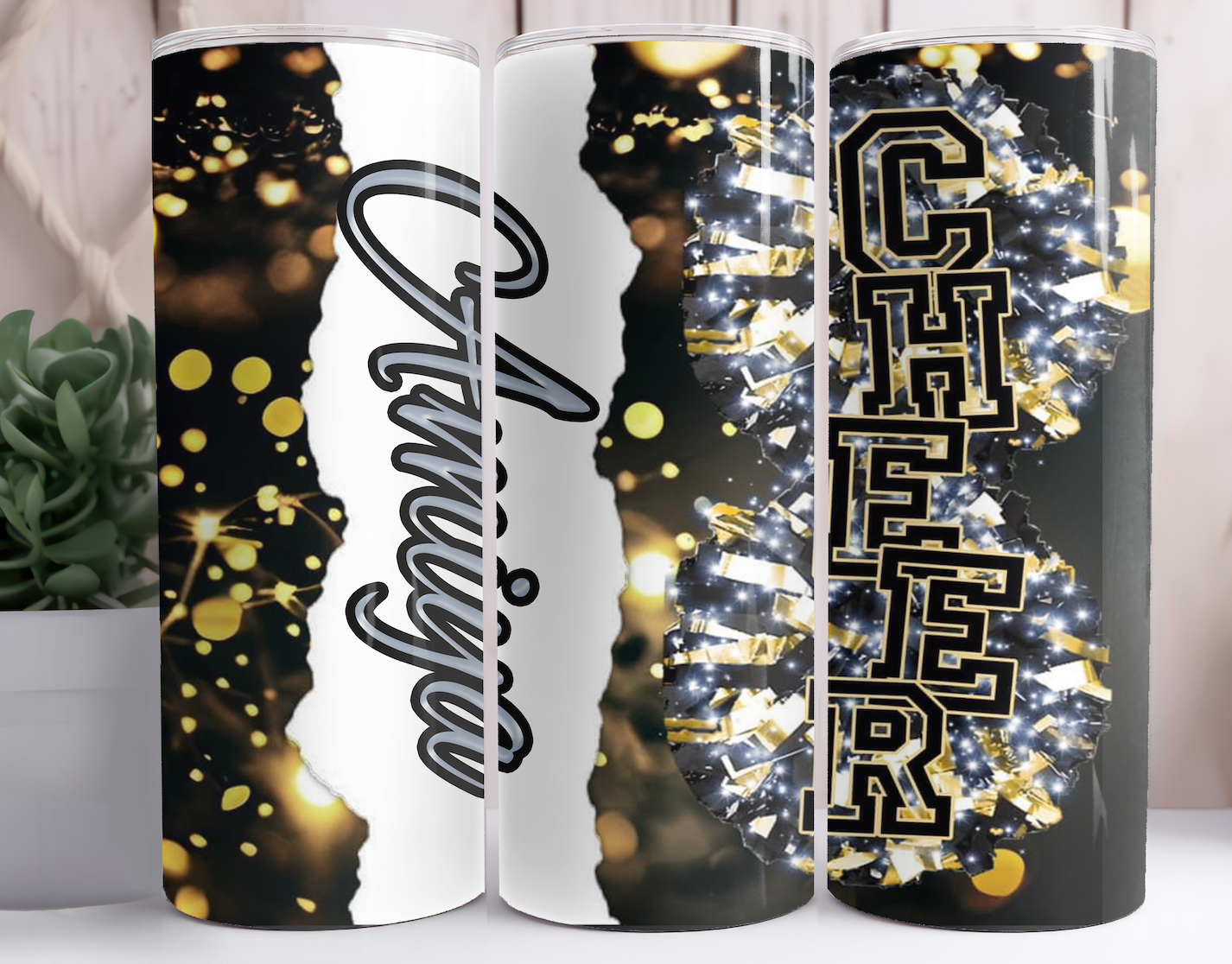 Custom Cheer Leader Tumbler