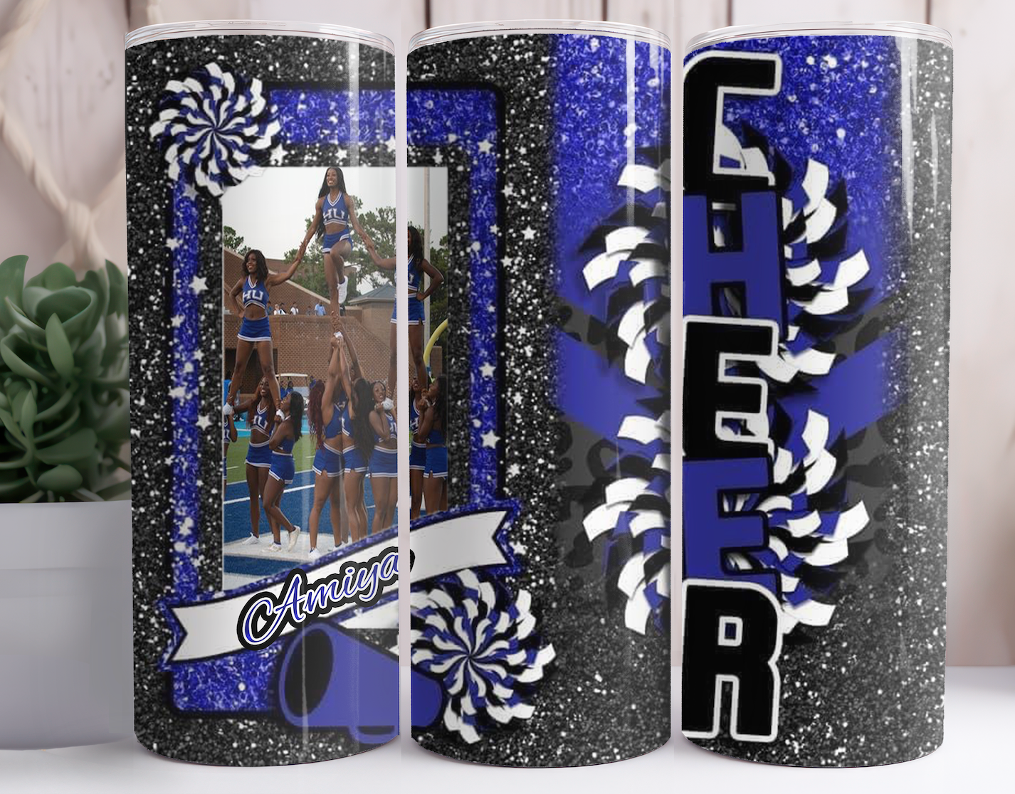 Custom Cheer Leader Tumblers