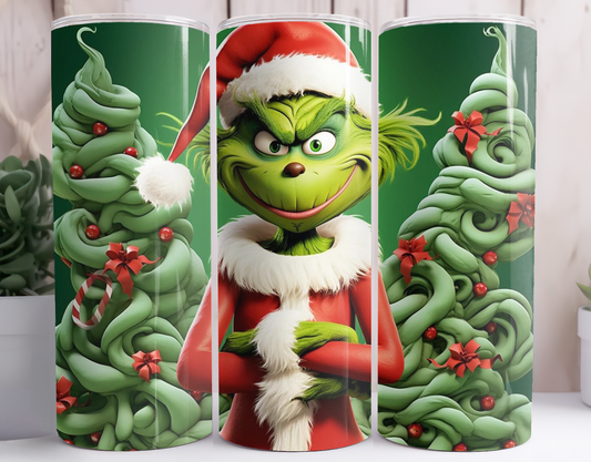 Grinch Tree Tumbler