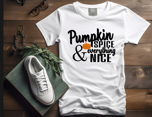 "Pumpkin Spice" Fall Tshirt