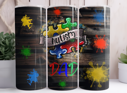 Autism Dad Tumbler