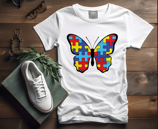 "Butterfly" Autism Honouring Tshirt