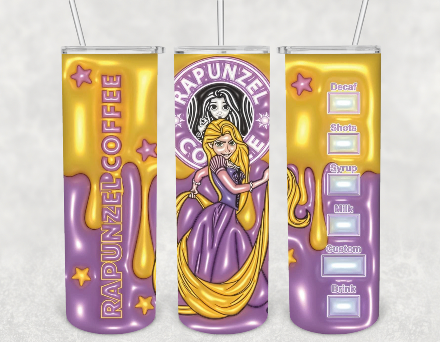 Rapunzel Starbucks Styled Tumbler