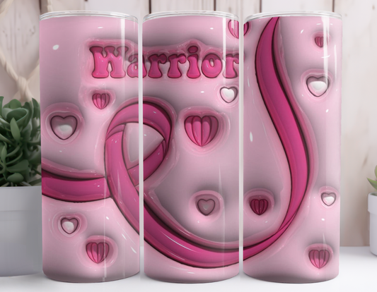 Warrior Breast Cancer Honored Tumbler