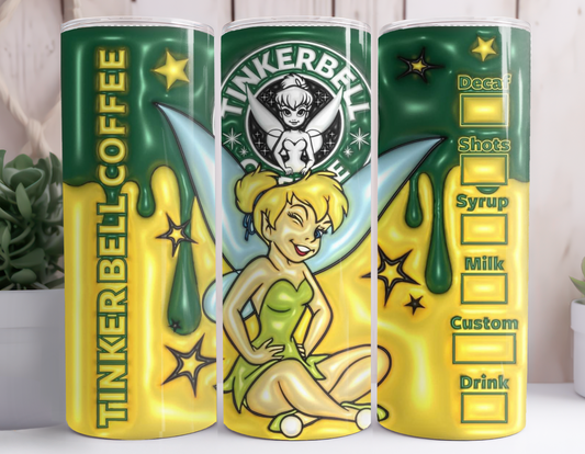 TinkerBell Starbucks Styled Tumbler