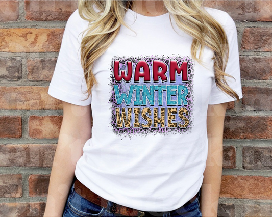 "Warm Wishes" Winter Tshirt