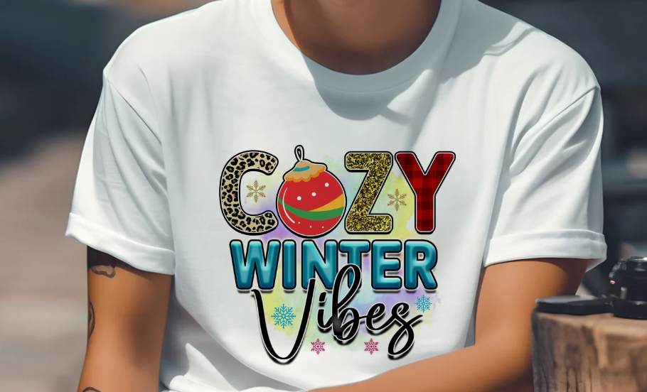 "Cozy Vibes" Winter Tshirt