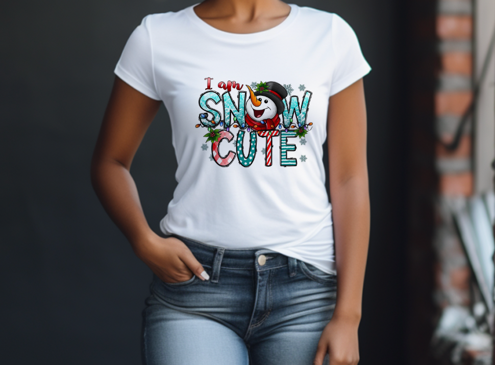 "Im Snow Cute" Winter Tshirt