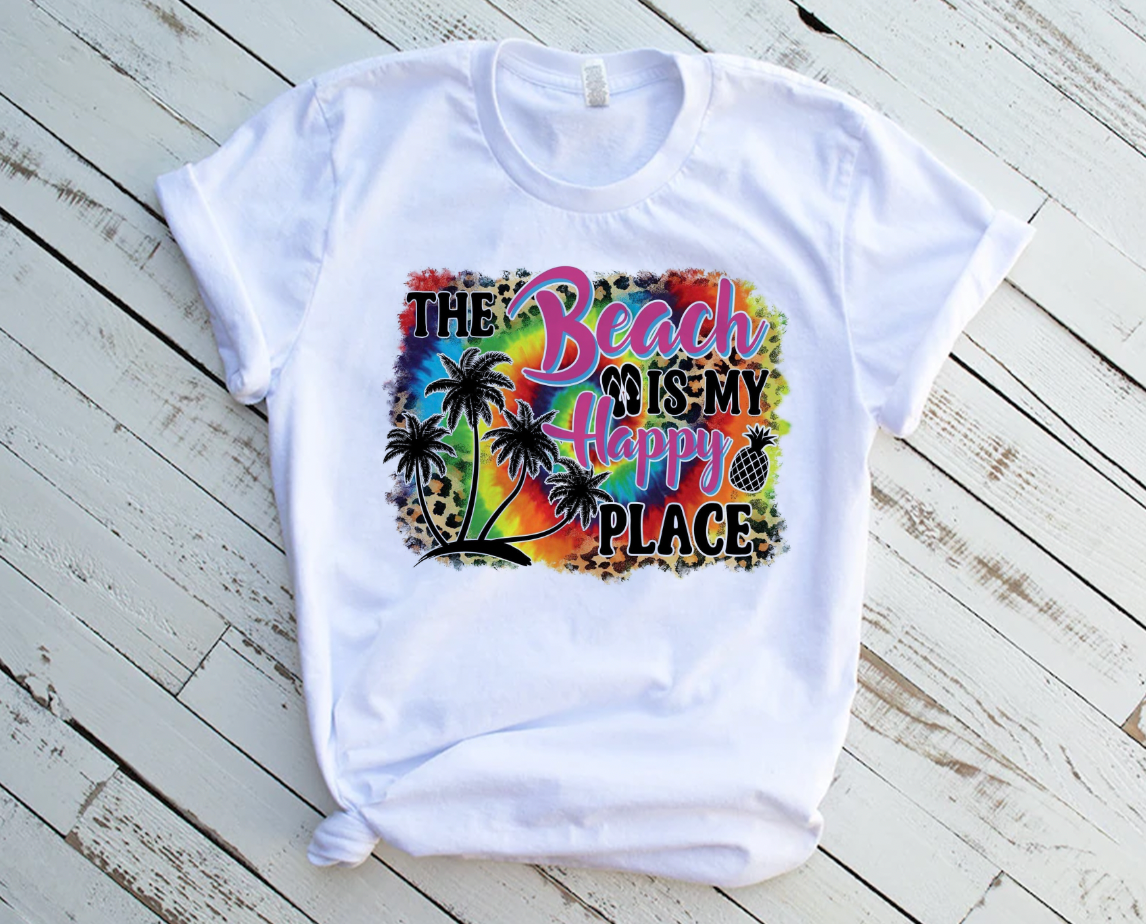 "The Beach is my happy place" Tshirt