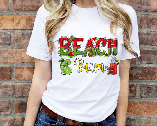 "Beach Bum" Summer Tshirt