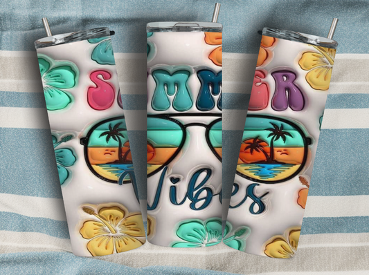 Summer Vibes 3D Tumbler