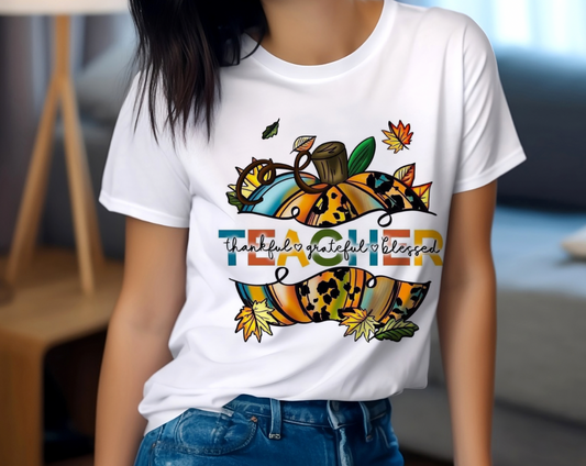 "Thankful Teacher" Thanksgiving Tshirt