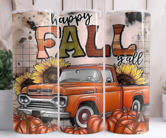 Happy Fall Tumbler