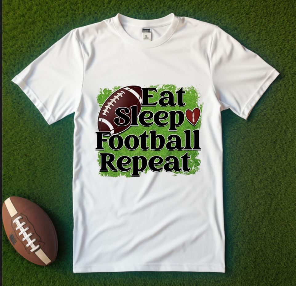 "Football Repeat" Tshirt