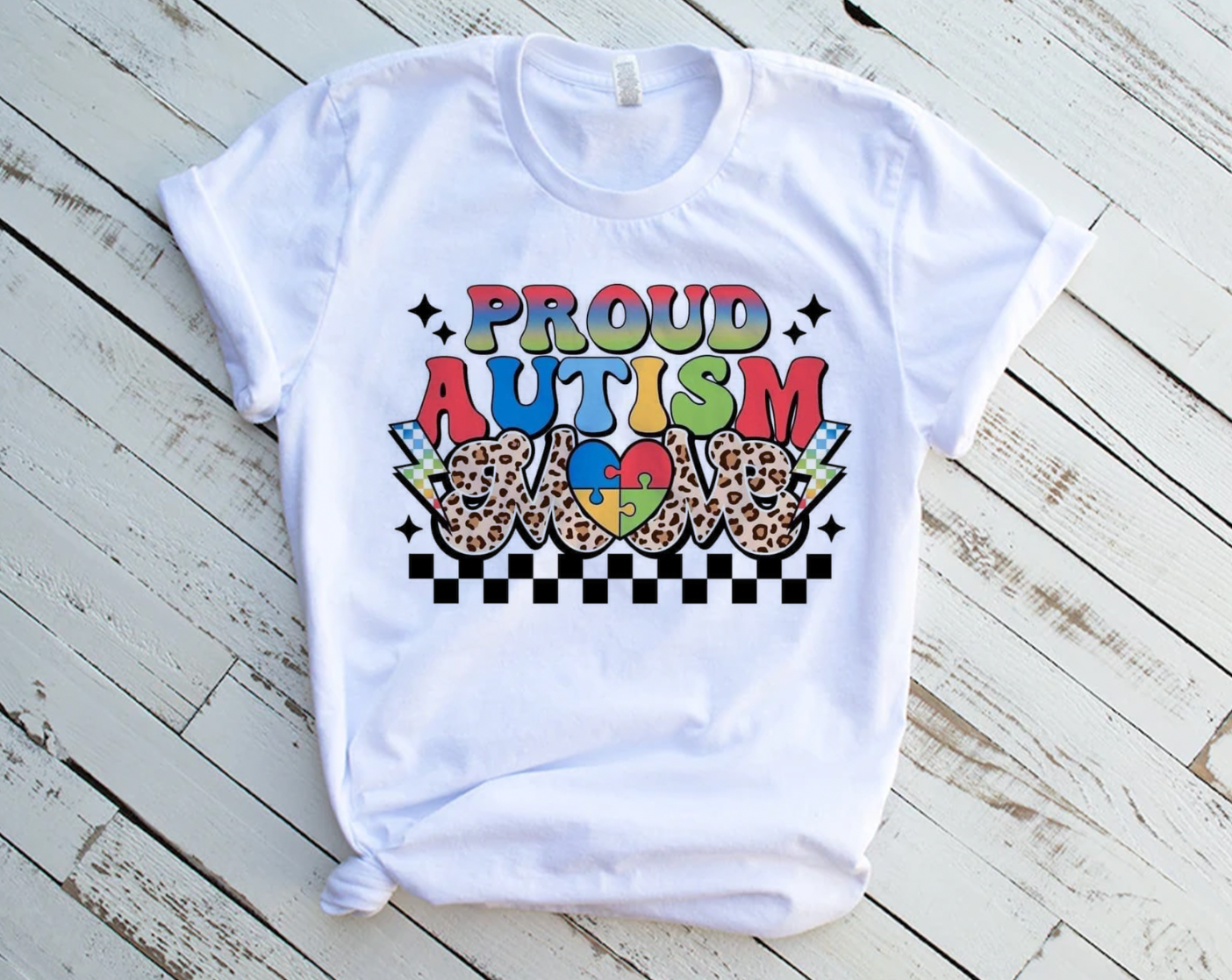 "Proud Autism Mom"  Tshirts