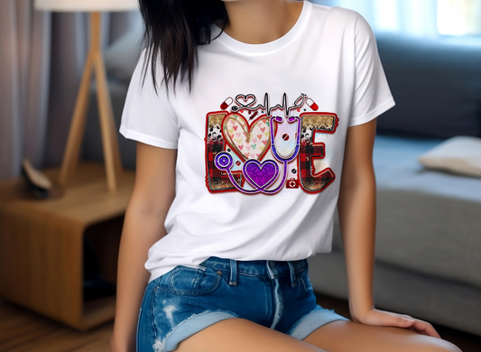 "Love Nursing" Tshirt