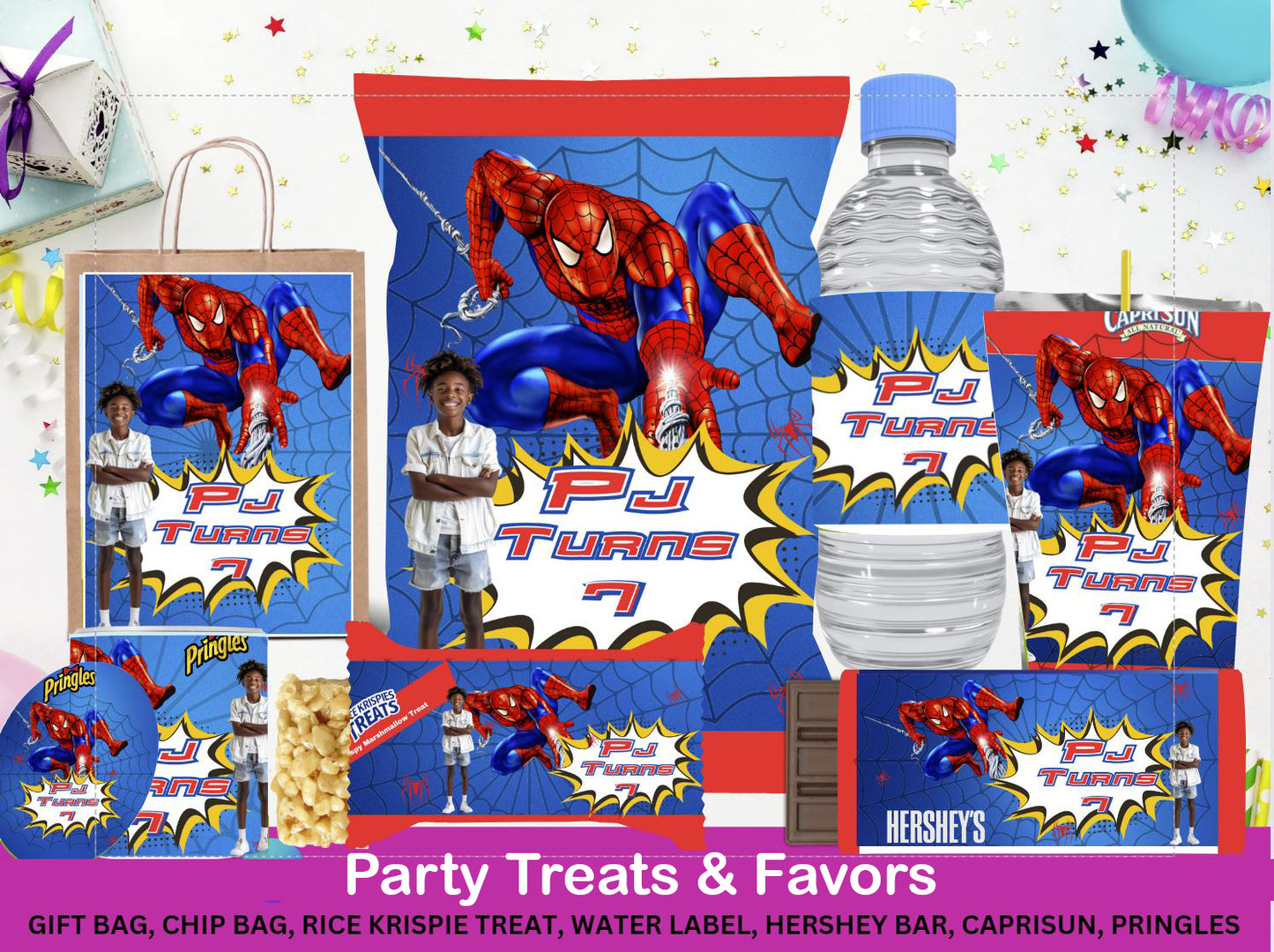 Web Man 2 Party Treats & Favors