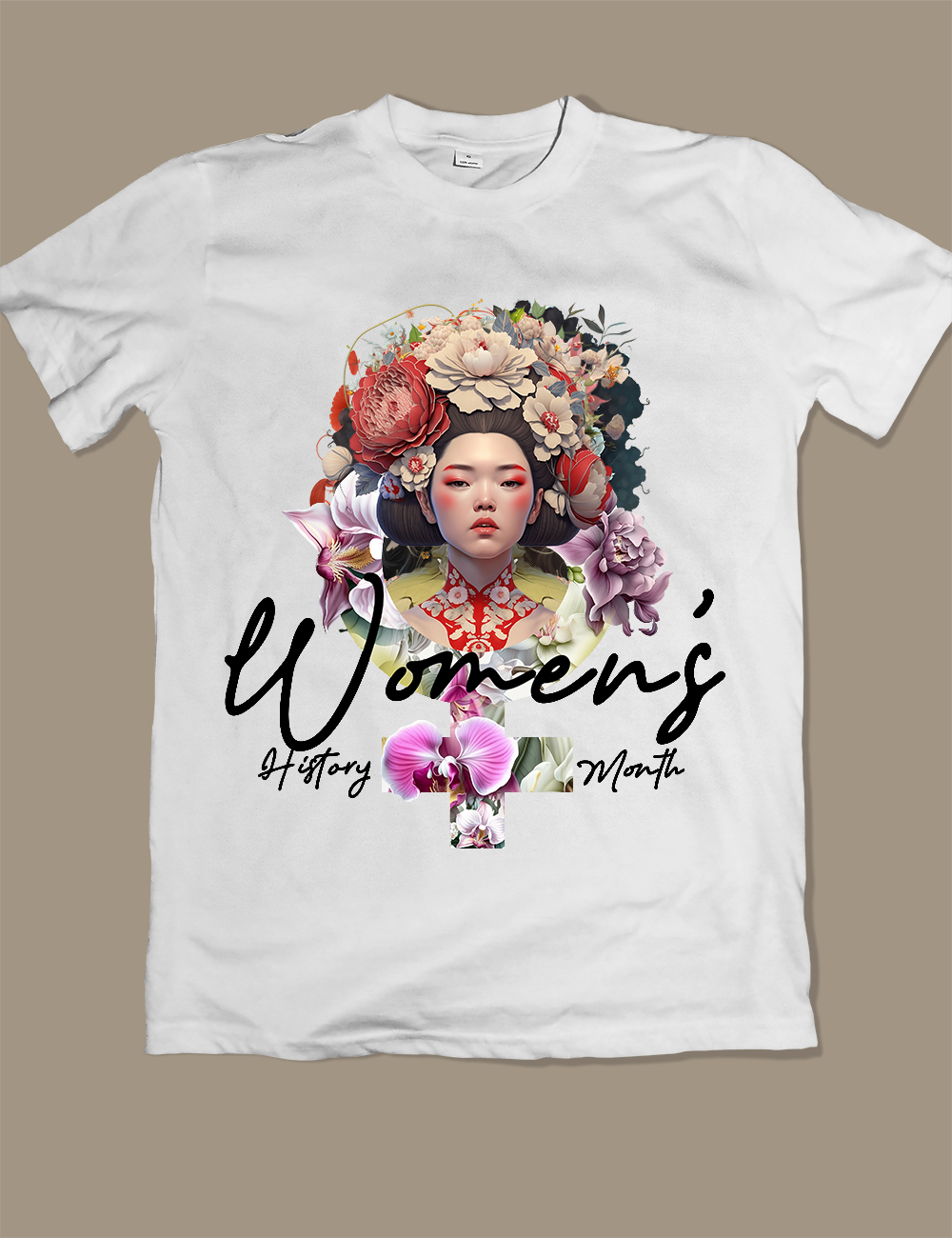 Women's History Month, White T-shirt