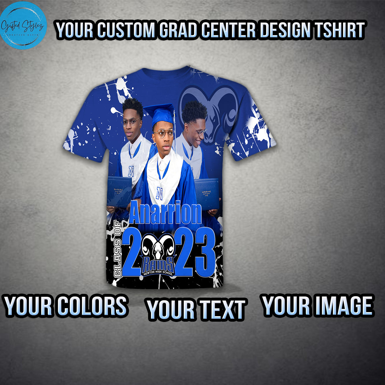 Custom All Over Graduate Tshirt