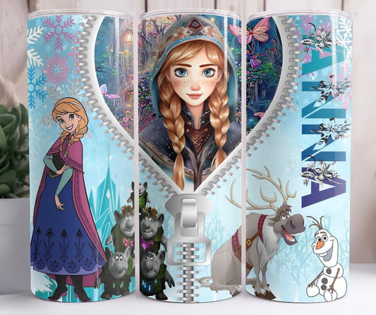 Anna Cartoon Tumbler