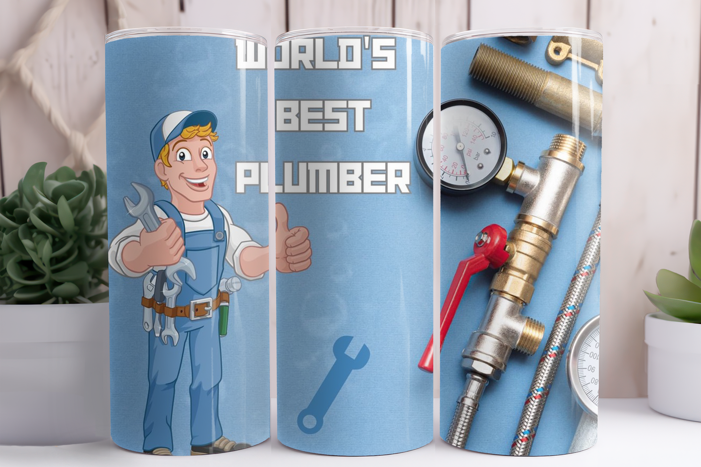 World's Best Plumber Tumbler