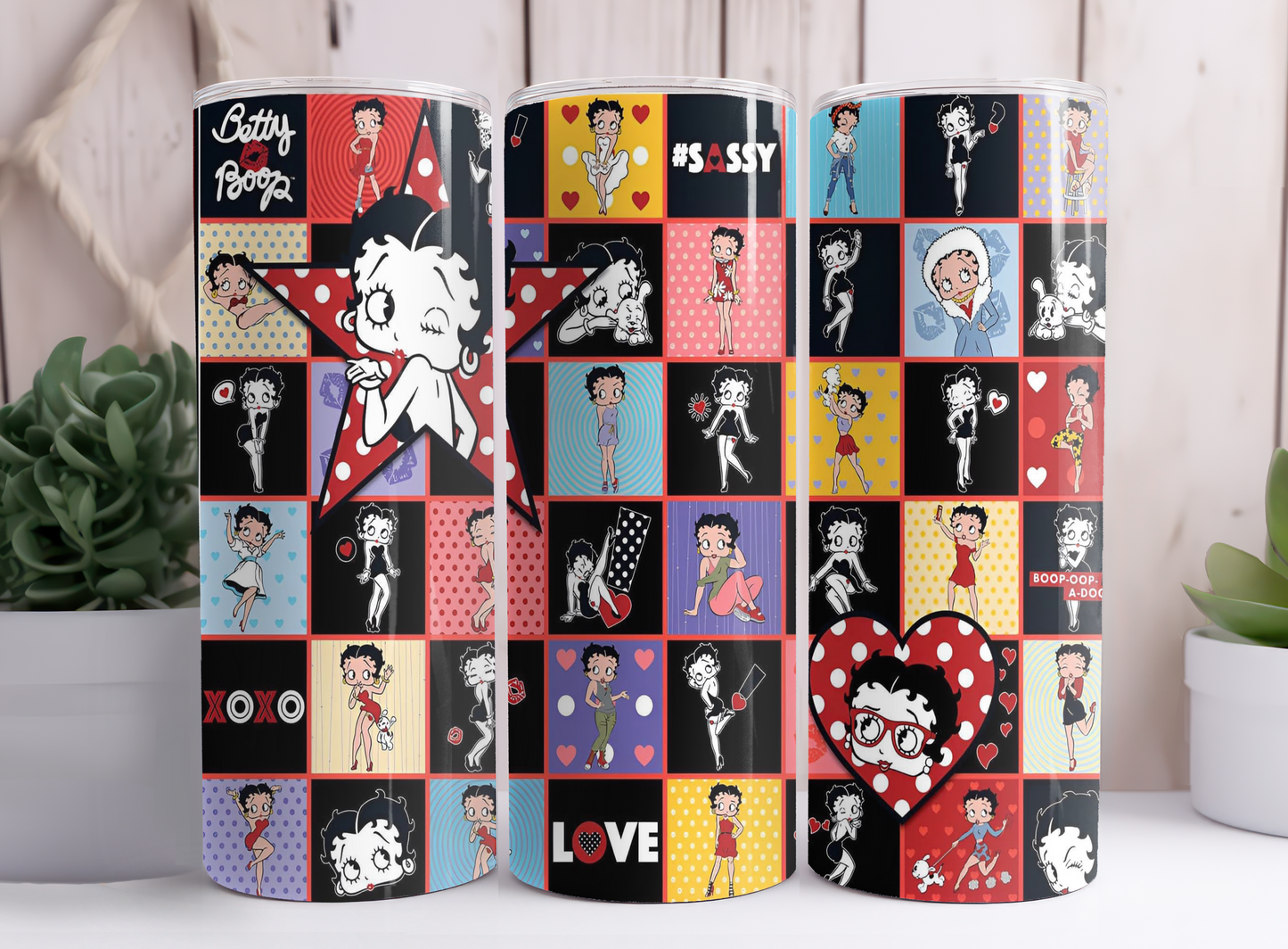 Betty Boop Poses Tumbler