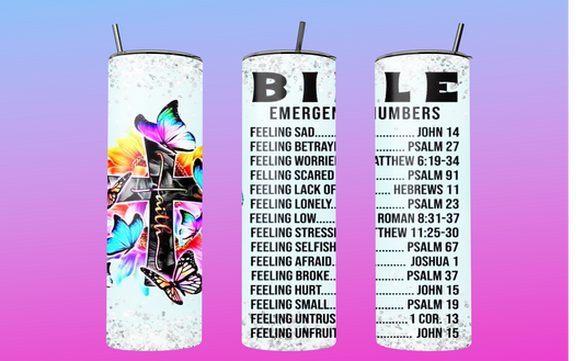 Bible Scripture 20oz Tumbler