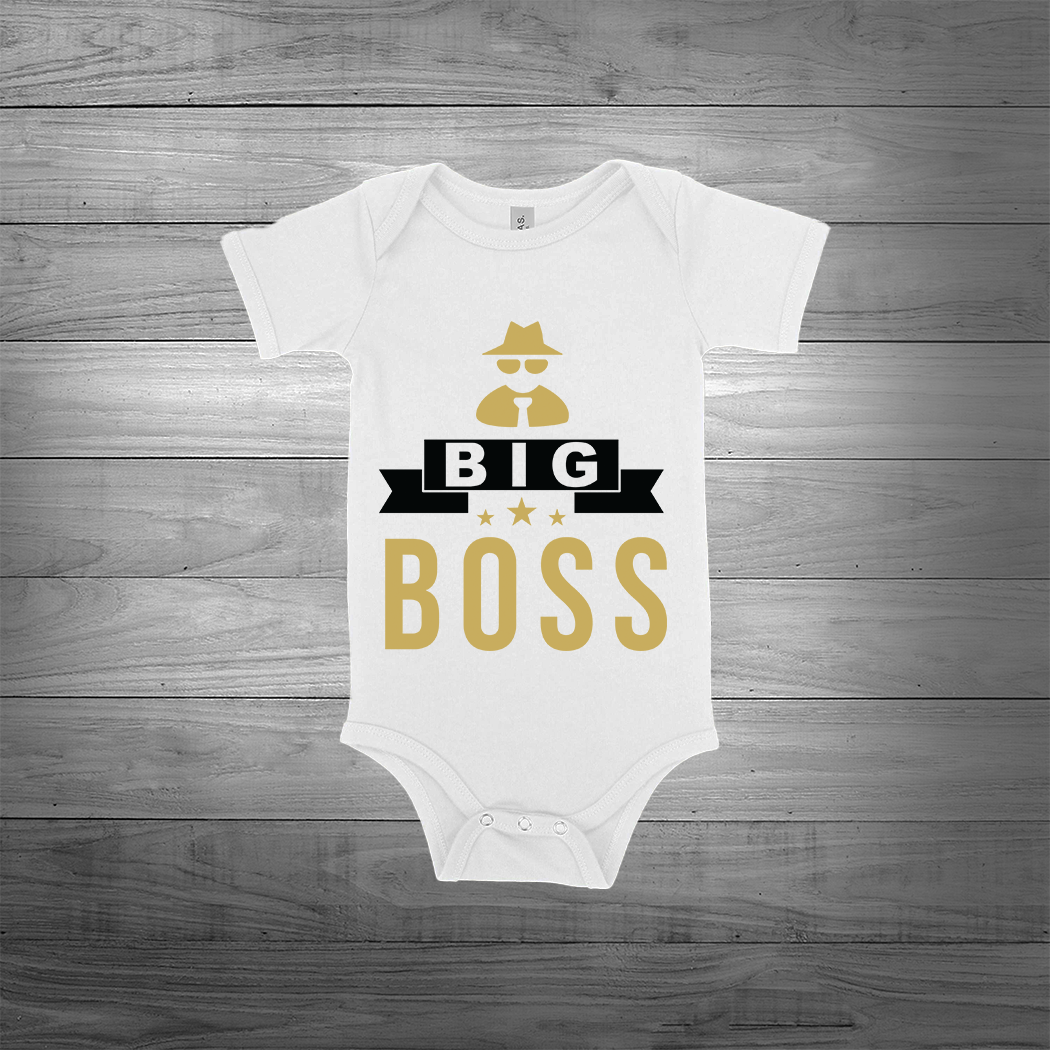 Big & Little Boss Onesie